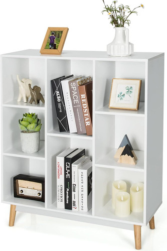 Bücherregal mit würfeln - mit, 8